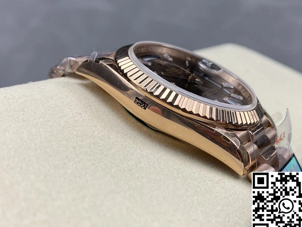 Steel QF Rolex Date Dial Factory Day M228235-0003 Chocalate v5 Tungsten 0115